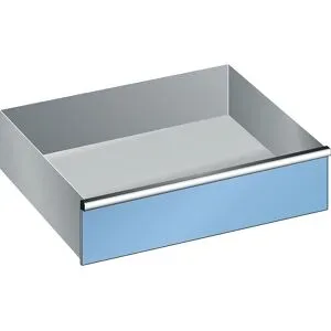 Schublade, für Schrank-BxT 1023 x 725 mm, Traglast 75 kg, Fronthöhe 200 mm, lichtblau LISTA