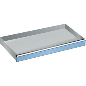 Schublade, für Schrank-BxT 1431 x 725 mm, Traglast 200 kg, Fronthöhe 100 mm, lichtblau LISTA