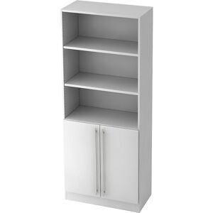 Aktenschrank Office Weiss Holz 80 cm 42 cm 200.4 cm - Material: Holzwerkstoff - Aktenschrank