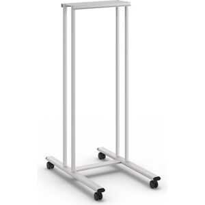 kaiserkraft Zeichentrolley, mobil, Stahlblech, lichtgrau, HxBxT 1265 x 530 x 720 mm