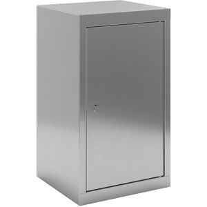 kaiserkraft Edelstahl-Hängeschrank, HxBxT 600 x 350 x 320 mm, 1 Fachboden