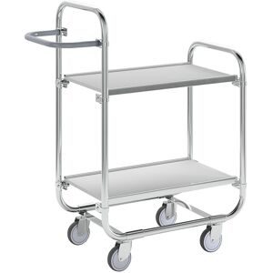 Kommissionierwagen KM8000, 2 Böden, 4 Rollen, LxBxH 945 x 470 x 1120 mm Kongamek