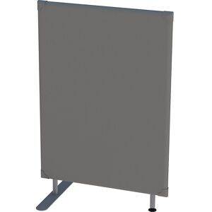 Schallschutz-Trennwand, Wandpaneel, HxB 1200 x 800 mm, grau eurokraft pro