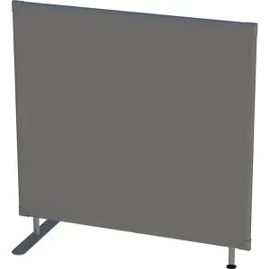Schallschutz-Trennwand, Wandpaneel, HxB 1200 x 1200 mm, grau eurokraft pro