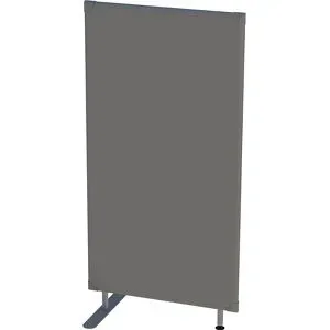 Schallschutz-Trennwand, Wandpaneel, HxB 1600 x 800 mm, grau eurokraft pro