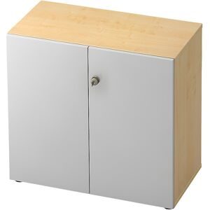 kaiserkraft ANNY-AC - Aktenschrank mit Akustik-Rückwand, HxBxT 748 x 800 x 420 mm, 1 Fachboden, Ahorn-Dekor