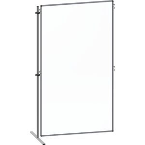 kaiserkraft Funktions-Trennwand aus Acrylglas, mit T-Flachfüßen, HxB 1800 x 1000 mm, Anbauelement
