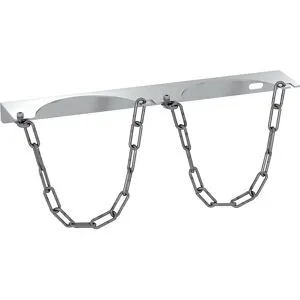 Gasflaschen-Wandhalterung, für 2 Flaschen, Ø max. 140 mm, ab 5 Stk eurokraft basic