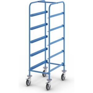 Kommissionierwagen, LxBxH 700 x 535 x 1573 mm, Tragfähigkeit 150 kg eurokraft pro