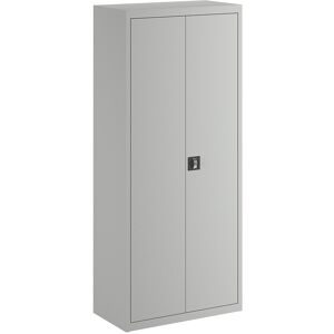 Flügeltürschrank, Höhe x Breite x Tiefe 1850 x 800 x 420 mm, lichtgrau, ab 3 Stk eurokraft basic