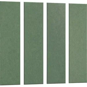 Akustik-Wandplatte, HxB 1200 x 300 mm, VE 4 Stk, petrol, ab 5 VE eurokraft basic