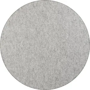 Akustik-Deckenplatte, PET-Filz, Ø 1200 mm, runde Form, hellgrau, ab 5 Stk eurokraft basic