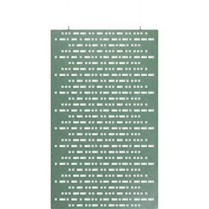 Akustik-Paneel zur Deckenmontage, HxB 2000 x 1200 mm, abgehängt, petrol, ab 10 Stk eurokraft basic
