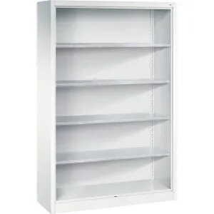Regalschrank, mit 4 verzinkten Fachböden, HxBxT 1950 x 1200 x 400 mm C+P