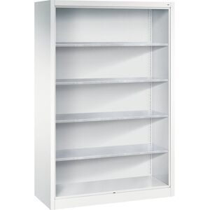Regalschrank, mit 4 verzinkten Fachböden, HxBxT 1950 x 1200 x 500 mm C+P