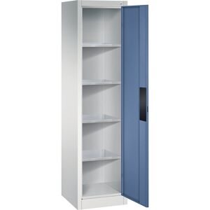 Werkstatt-Schwerlastschrank, Breite 502 mm, Tiefe 500 mm, Tür fernblau C+P