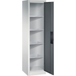 Werkstatt-Schwerlastschrank, Breite 502 mm, Tiefe 500 mm, Tür anthrazit C+P
