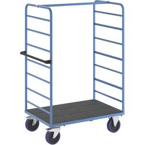Etagenwagen, 2 Seitenwände, Ladeflächen-LxB 1175 x 800 mm, 1 Etage, Vollelastik eurokraft pro