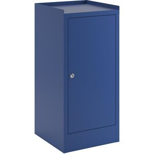 Werkzeugschrank, mit 1 Schublade, 2 Fachböden, HxBxT 750 x 350 x 350 mm, enzianblau RAL 5010 eurokraft basic
