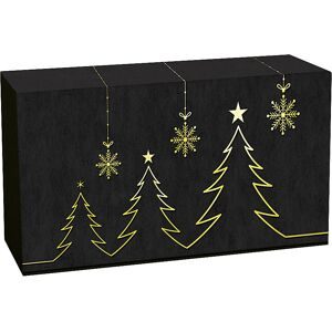 Flaschen-Geschenkkarton Tannengold, VE 25 Stk, Innenmaße 360 x 190 x 93 mm ratioform
