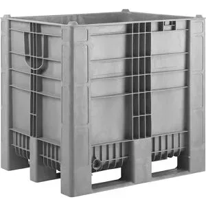 kaiserkraft Palettenbox, Inhalt 1000 l, grau