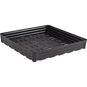 PE-Kleingebinde-Universalwanne, ohne Gitterrost, Auffangvolumen 180 l eurokraft pro