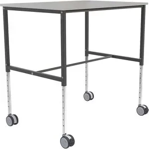 Tischwagen ERGO, LxBxH 800 x 1140 x 720 mm, grau Kongamek