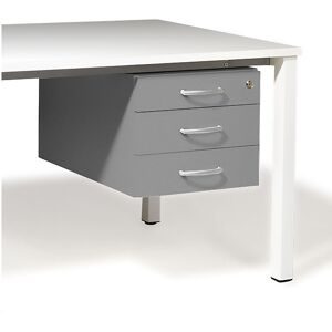 kaiserkraft Unterschrank für Desk Duo, BxT 428 x 600 mm, lichtgrau