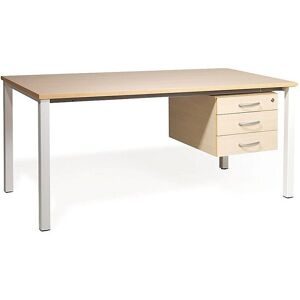 kaiserkraft Unterschrank für Desk Duo, BxT 428 x 600 mm, Birke