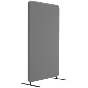 kaiserkraft Akustik-Trennwand Softline Event, Textil, HxB 1360 x 800 mm, grau