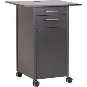 kaiserkraft Service- und Kaffeestation, mit 1 Tür und 2 Schubladen, LxBxH 800 x 600 x 1015 mm
