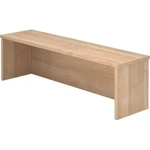 Thekenaufsatz Office Braun Holz 120 cm - Farbe: Nussbaum - Material: Holzwerkstoff - Thekenaufsatz
