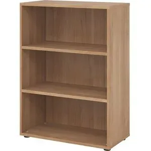 RENATUS - Regal, HxB 1100 x 800 mm, 2 Fachböden, Nussbaum eurokraft pro