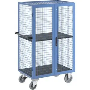 Etagenwagen, Doppelflügeltür und Zentralstopp, 1 Ladefläche eurokraft pro
