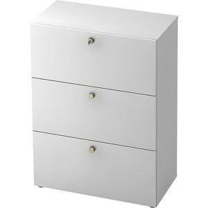Hängeregistraturschrank, HxBxT 1100 x 800 x 420 mm, weiß / weiß eurokraft pro