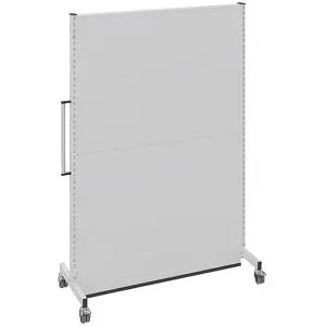 kaiserkraft Mobile Akustikwand, für Industrie und Büro, LxBxH 1250 x 740 x 2021 mm