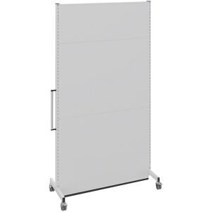 kaiserkraft Mobile Akustikwand, für Industrie und Büro, LxBxH 1250 x 740 x 2521 mm