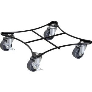 Pflanzenroller Stahl RETRO, Tragfähigkeit 60 kg, VE 2 Stk, LxB 220 x 220 mm, schwarz Wagner