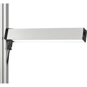 LED-Arbeitsplatzleuchte, seitliche Montage an System-Stützen, BxTxH 500 x 52 x 65 mm RAU