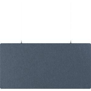 Akustik-Deckenplatte, PET-Filz, HxB 600 x 1200 mm, rechteckige Form, blau, ab 5 Stk eurokraft basic
