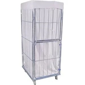 kaiserkraft Wäschesack, für Wäschecontainer, HxBxT 1370 x 800 x 675 mm, weiß