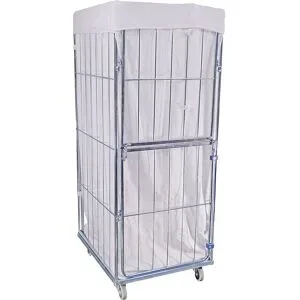 kaiserkraft Wäschesack, für Wäschecontainer, HxBxT 1550 x 800 x 675 mm, weiß