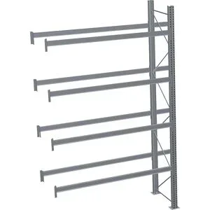 Palettenregal, feuerverzinkt, HxBxT 4500 x 2825 x 1100 mm, 4 Fachebenen, Anbauregal SCHULTE