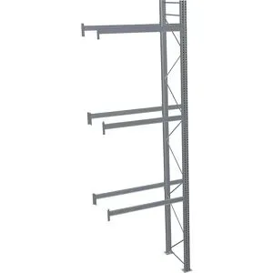 Palettenregal, feuerverzinkt, HxBxT 6000 x 1950 x 1100 mm, 3 Fachebenen, Anbauregal SCHULTE
