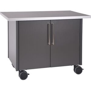 kaiserkraft Service- und Kaffeestation, mit 2 Türen, Länge 1250 mm, BxH 740 x 900 mm