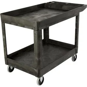Standard-Tischwagen, mit flachem Griff, 2 Ebenen, LxBxH 1150 x 656 x 845mm Rubbermaid