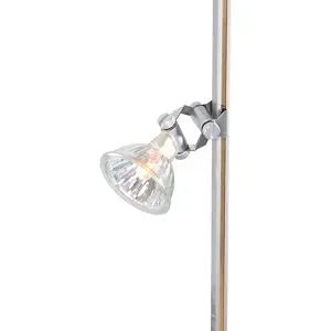 kaiserkraft Niedervoltbeleuchtung, Schienensystem-Set mit 3 Spots à 20 Watt, für Vitrine