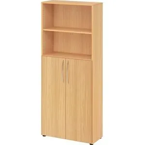 Regal Office Braun Holz 80 cm 188 cm - Farbe: buche - Material: Holzwerkstoff - Regal