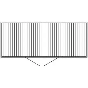 Gefahrstoff-Container auch zur aktiven Lagerung entzündbarer Stoffe, Außen-HxBxT 2385 x 5075 x 2075 mm, verzinkt LaCont