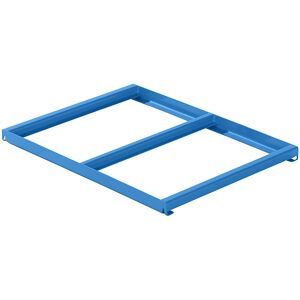 Festrahmen, BxT 890 x 1260 mm, Fachlast 800 kg, lichtblau LISTA